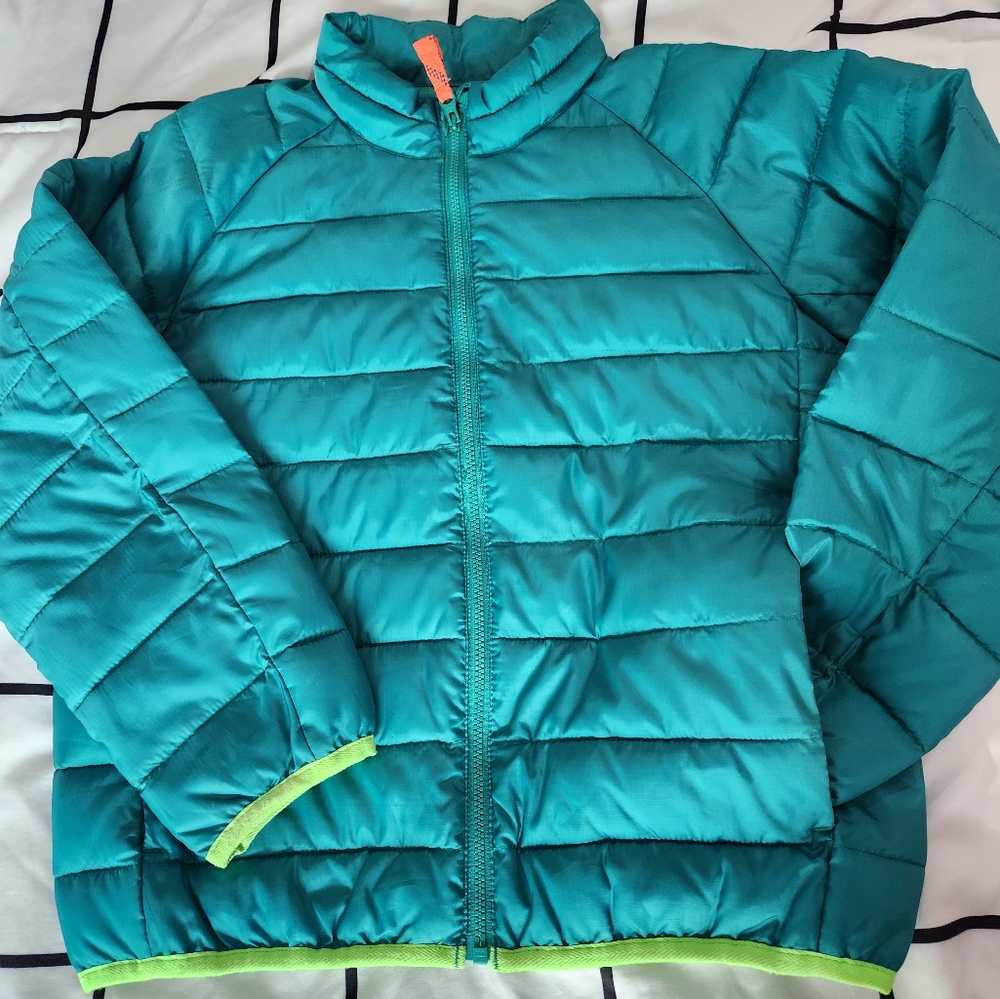Crewcuts Teal Puffer- Boys Size 8